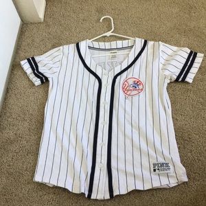 Victoria secret pink New York Yankees jersey